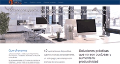 Desktop Screenshot of aplicacionesoffice.com